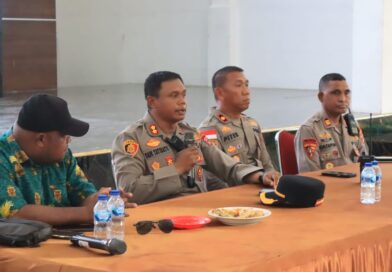 Kapolres Nabire Gelar Pertemuan Bersama Komunitas Ojek, Bahas Antisipasi Kasus Begal
