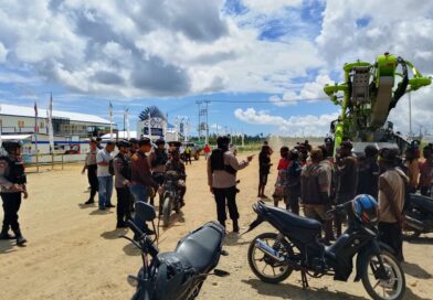 Respon Cepat Polsek Nabire Barat Tangani Keributan dan Pemalangan di Lokasi Pembangunan Pemprov Papua Tengah